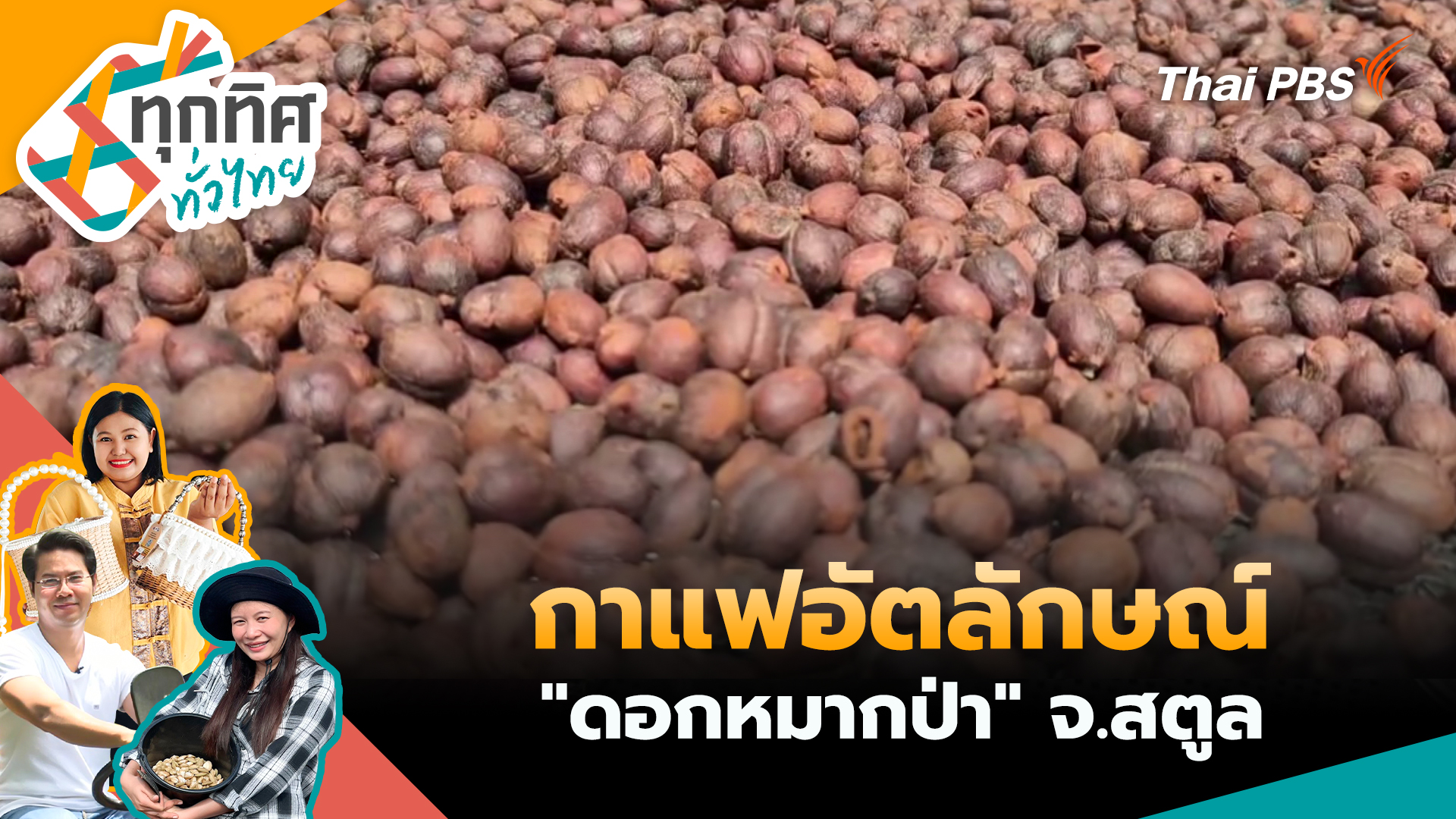 กาแฟอัตลักษณ์ "ดอกหมากป่า" จ.สตูล
