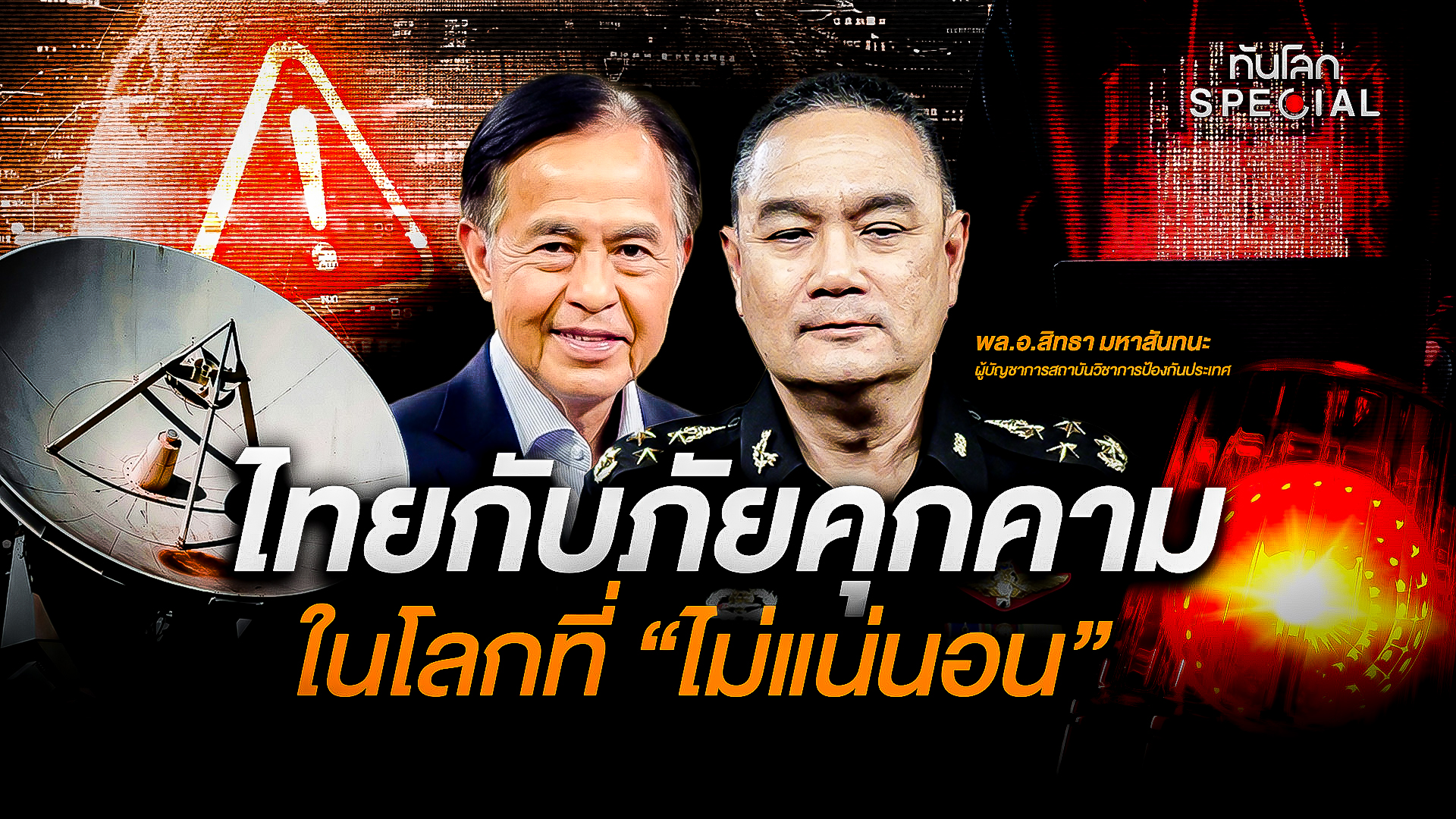 ไทยกับภัยคุกคามในโลกที่ “ไม่แน่นอน”