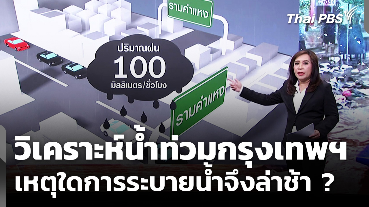 วิเคราะห์น้ำท่วมกรุงเทพฯ เหตุใดการระบายน้ำจึงล่าช้า ?