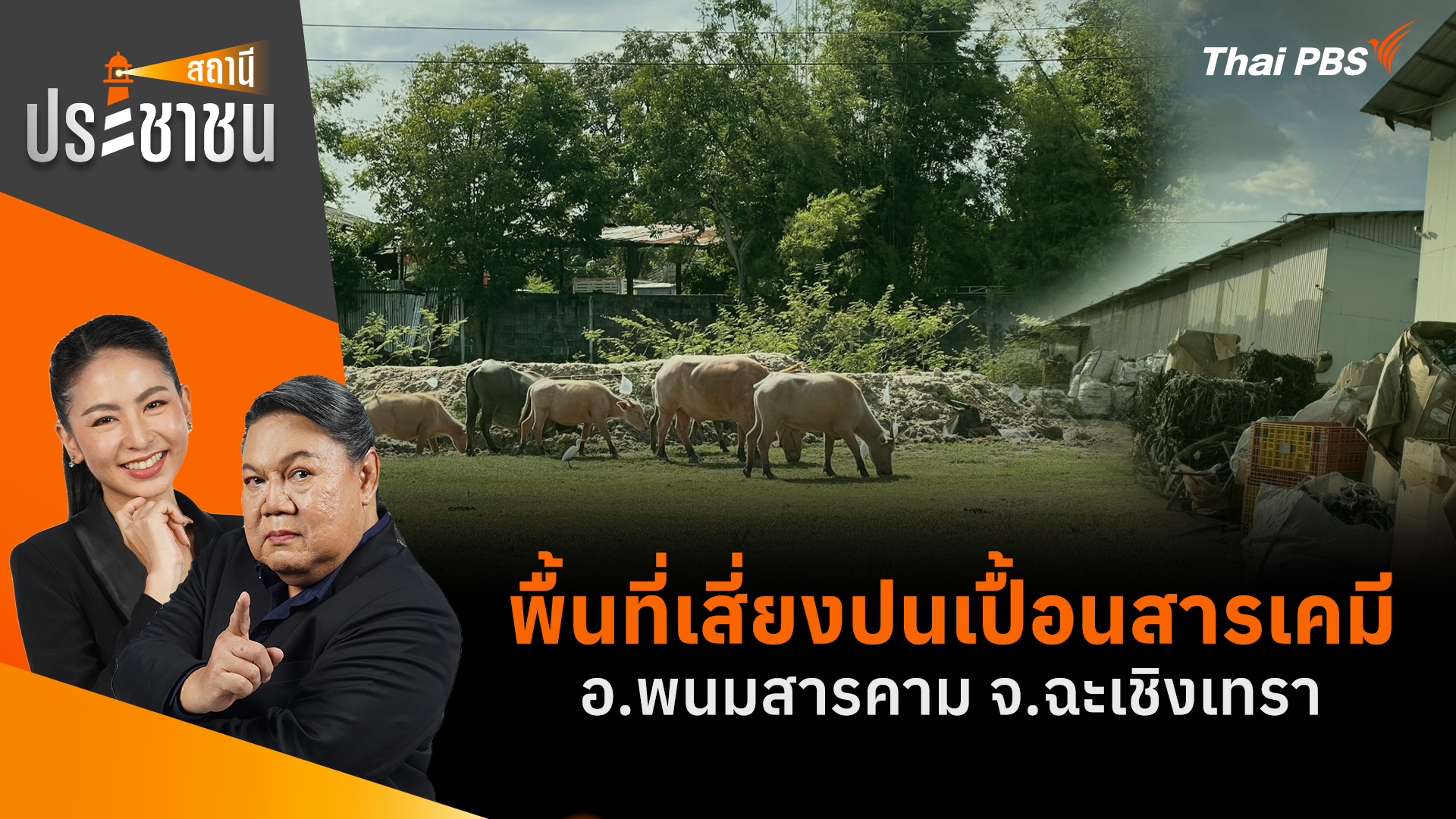 พื้นที่เสี่ยงปนเปื้อนสารเคมี อ.พนมสารคาม จ.ฉะเชิงเทรา